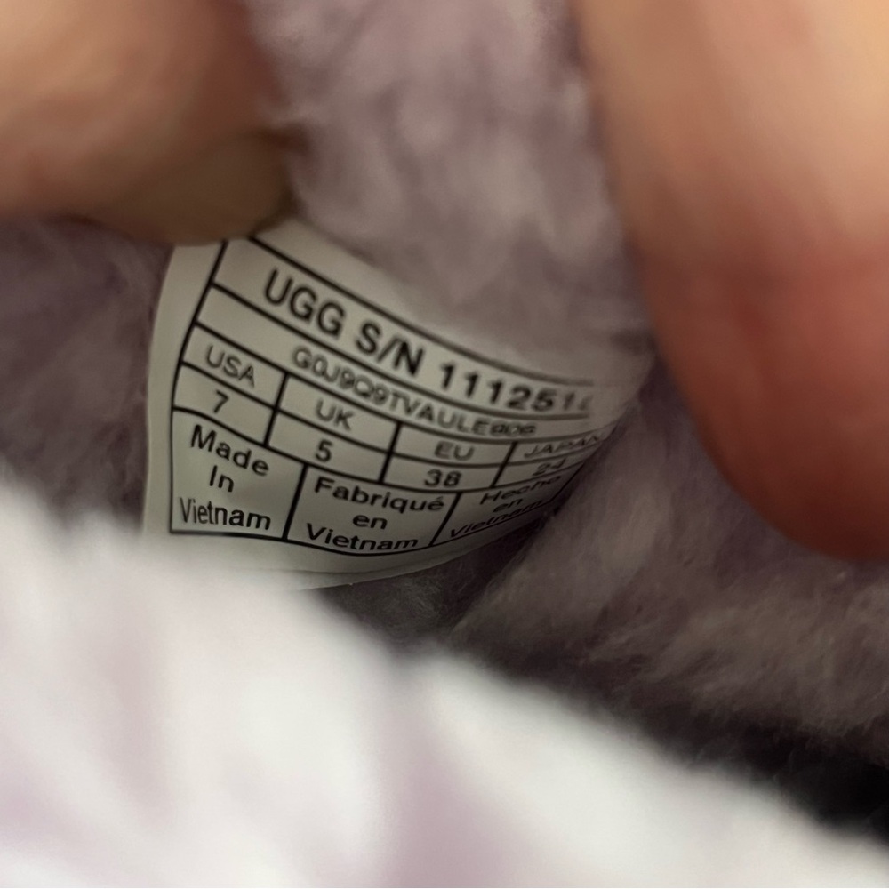 UGG Classic Mini Stellar Sequin Boots, Lilac Frost - Picture 5 of 6
